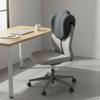 Office Chair Headrest Ergonomic Neck Pillow for Rest Break, Workstation Gentleman Gray