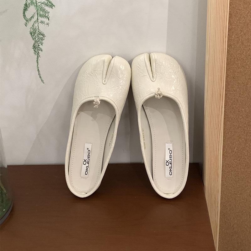Fashion Female Shallow Footwear Ladies Flats Slides Slip On Shoes Casual Soft Fashion Strange Toe Women Flats Mules Shoes Pink