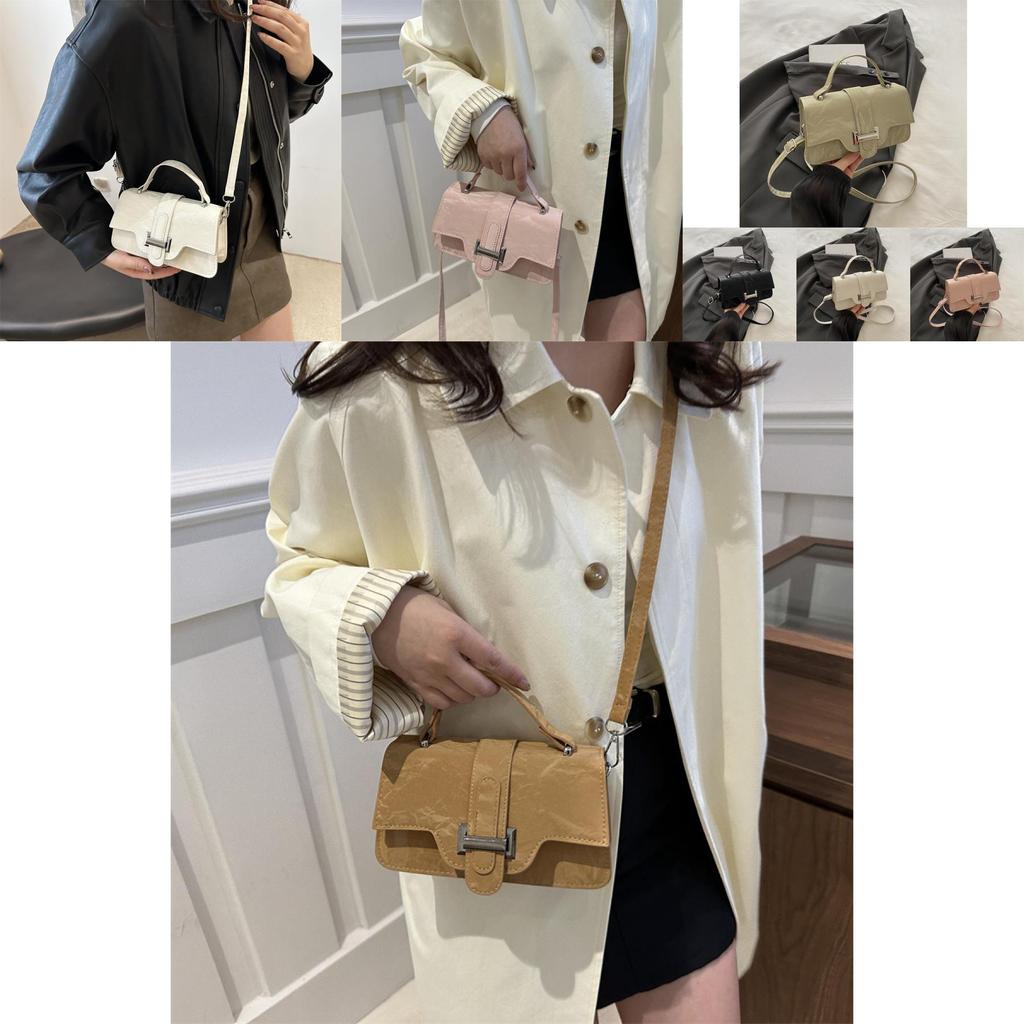 Fashionable Small Square Handbag For Women Stylish Daily Use Versatile Shoulder Bag