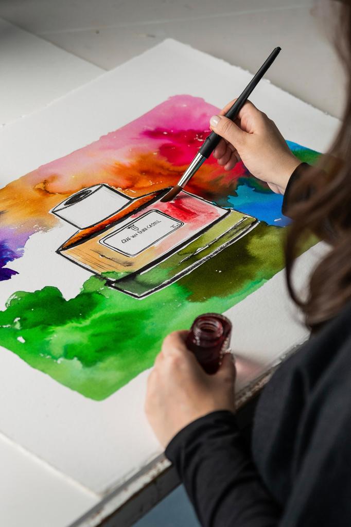 Royal Blue Ink Bottle 141009 75ml Faber-Castell (Officially Imported)