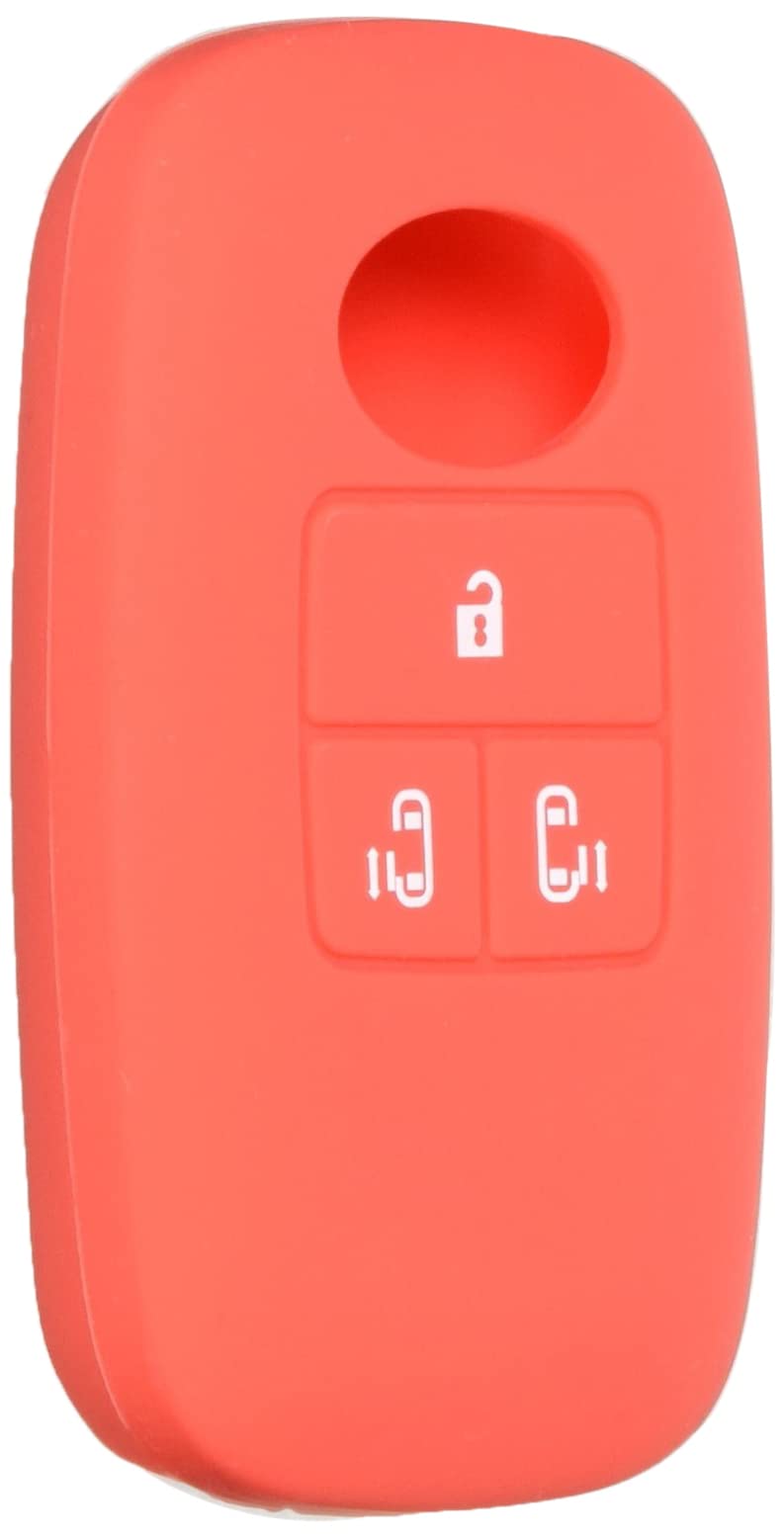 

[AWESOME] Silicone smart key case Daihatsu D type Color: Red красный