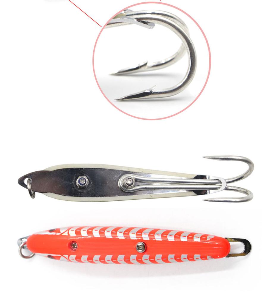 Super Long Cast 22g 45g 70g Metal Spoon Jig Lure Saltwater Freshwater Bionic Hard Bait for Seabass Trout Mackerel