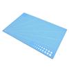 Grid Lines PVC Cutting Mat Self Healing Paper Leather Fabric Cutting Board(Blue)