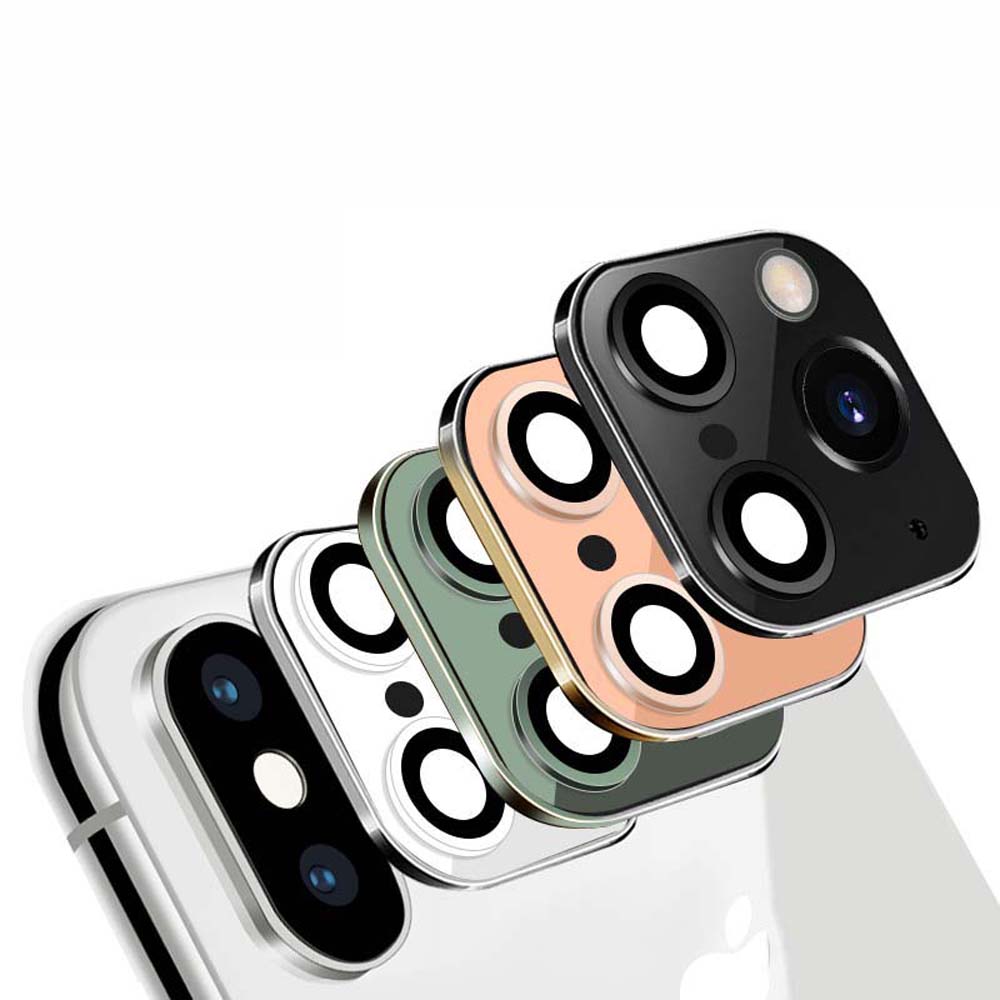 Falsches Kameraobjektiv-Aufkleber Zweite Wahl Für iPhone Handy Upgrade Displayschutzfolie für iPhone X / XS Max Wechsel zu iPhone 11 pro Max
