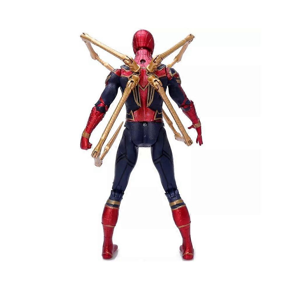 Figurka Spidermana Legends Avengers Iron Spider Figurki Akcji 17CM PVC ze Światłem Lalka Spiderman Figurka Prezent dla Dzieci