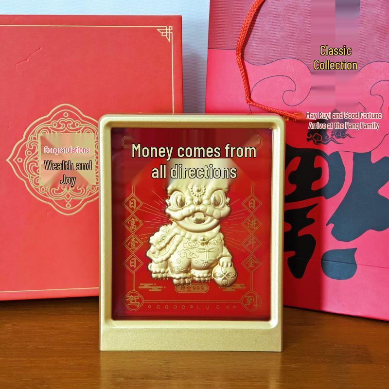 999 Pure Gold All-Directions Money-Making Ornament - Popular Style for Wealth & Success