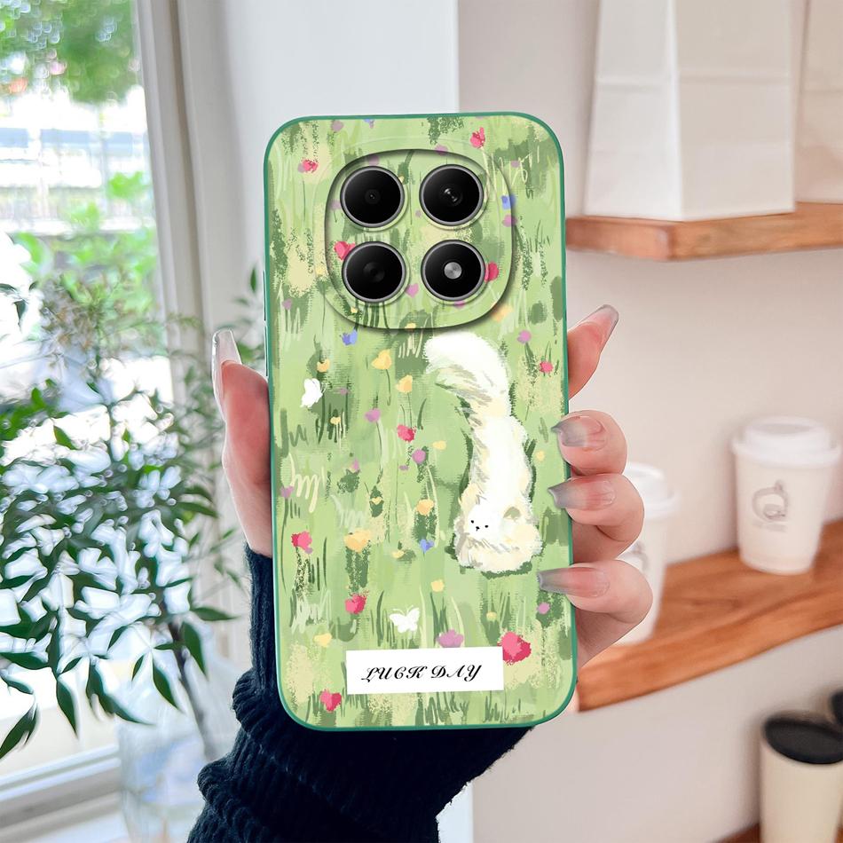 For Poco M8 Pro Case Cute Design Shockproof Phone Protector Soft Liquid Silicone High Quality Back Cover For Poco M 8 M8Pro Capa