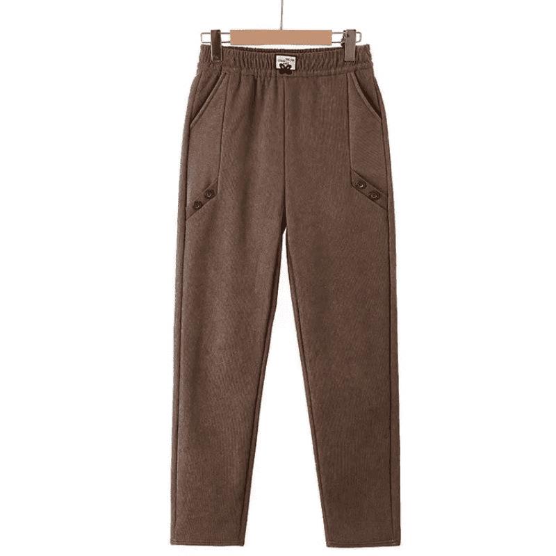 

Velvet-Lined High Waist Slimming Harajuku Leggings for Moms 3XL (115-130 lbs)