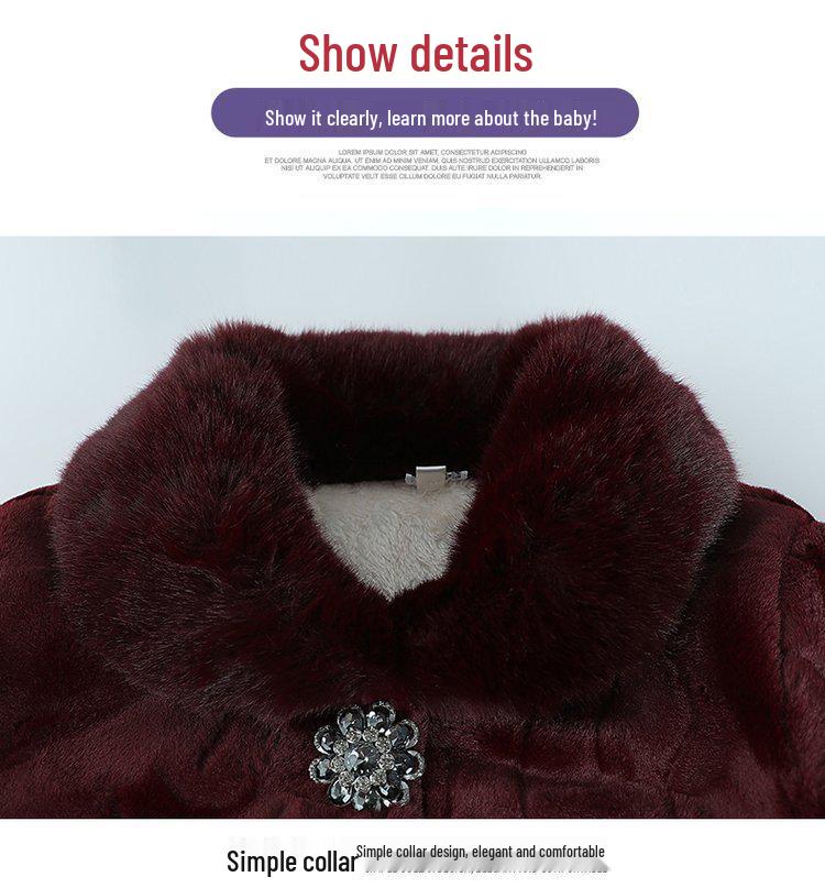Women's Faux Mink Velvet Jacket: Versatile, Stylish Grandma-Inspired Autumn/Winter Top