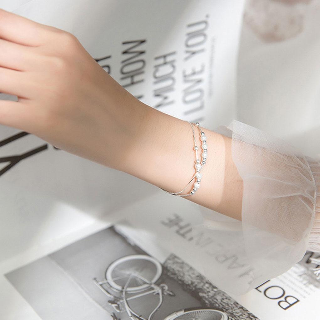 Metal Personalized Charms Double Layer Bracelet Look And Style Friendship Bracelet