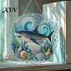 Faux Pearl Painting Kit Coastal Kit, Ocean Theme Art DIY Decorative Bead Work Sparkling Sea Animal Ornament Craft for Adults And Beginners Themed