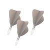CUESOUL ROSTAK57 T19 Series Mixed Shaft Integrated Kite Shape Set of 3 Two-Tone Dual-Material Flights, Series, (Gray) CS-AK57FZ11-8S