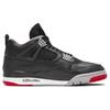 Air Jordan 4 Retro Bred Reimagined Unisex Sneakers Black Fire-Red Cement-Grey FV5029-006
