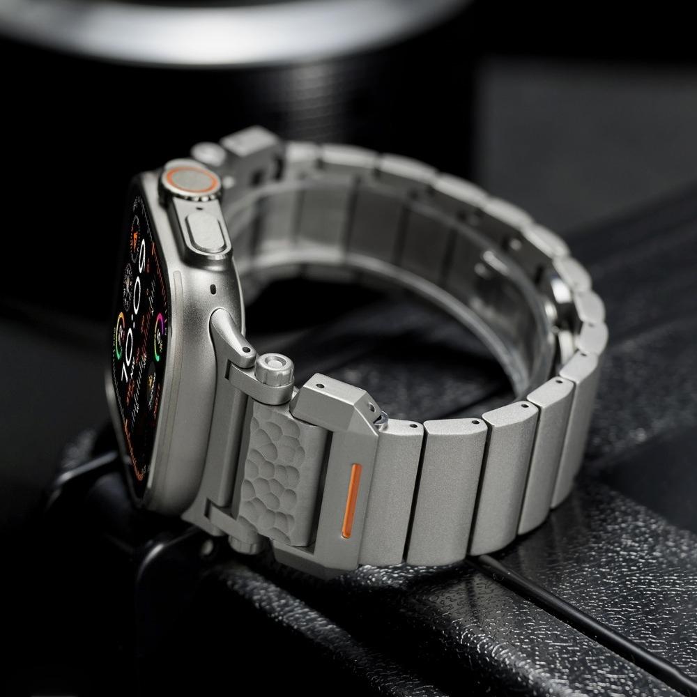 Titanový pásek pro Apple Watch Ultra 3 2 1 49mm Řadu 10 11 46mm Luxusní kovový pásek pro Iwatch 9 8 7 45mm 6 5 SE 3 44mm Náramek