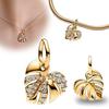 Perlen Metall Kupfer Gold Serie Blatt Biene Liebe Pyramide Anhänger Perlen Komponente Do It Yourself Armband Hohe Qualität Feiner Schmuck Damen Hohe Qualität