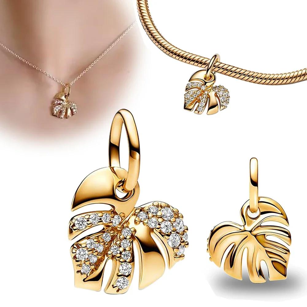 Perlen Metall Kupfer Gold Serie Blatt Biene Liebe Pyramide Anhänger Perlen Komponente Do It Yourself Armband Hohe Qualität Feiner Schmuck Damen Hohe Qualität