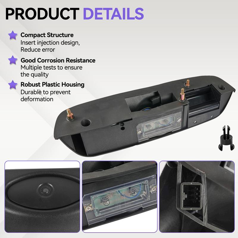 Pro Land Rover Freelander L314 1998-2006 Zadní víko zavazadlového prostoru Rukojeť Spínač otevírání Sestava Černý Uvolňovací tlačítko Autodíl CXB000280PMA