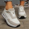 Denim sneakers spring and autumn comfortable thick soles heightening sports and leisure shoes women