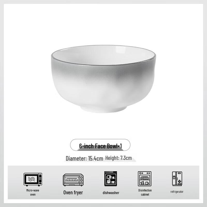

Nordic Style Ceramic Underglaze Noodle Bowl