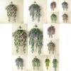 Stunning Artificial Lavender Ivy Flower Vine Garland For Wall Hanging Decor