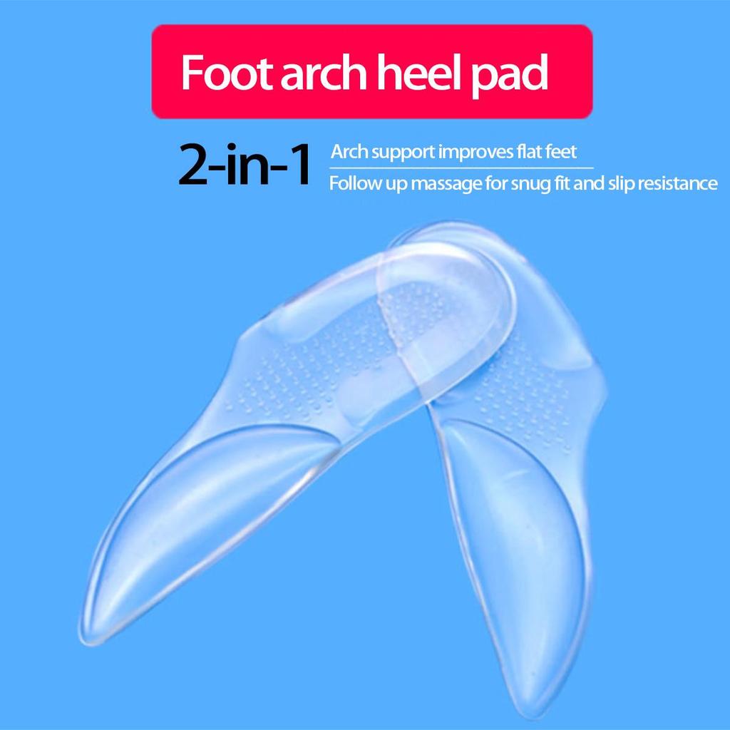 Arch Support Insoles for Shock Absorption & Foot Comfort - Ideal for Flat Feet & Sports