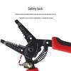 8-Inch European Multi-Functional Wire Stripper & Crimping Tool: 5-in-1 Electrician Pliers