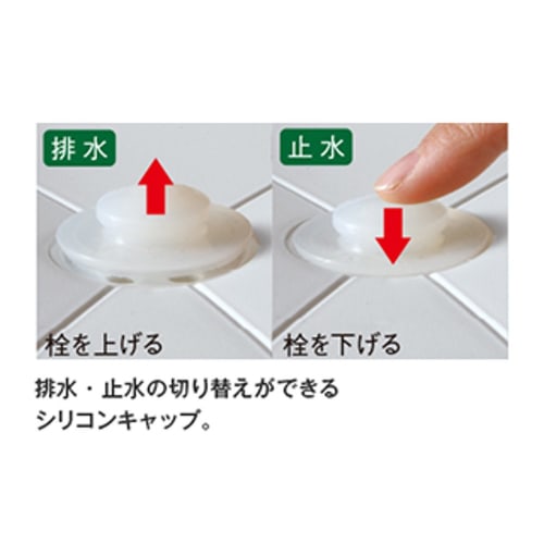 Asvel N-Pos? Slim, 2-Tier Clear Coat Drainer, White, 5514