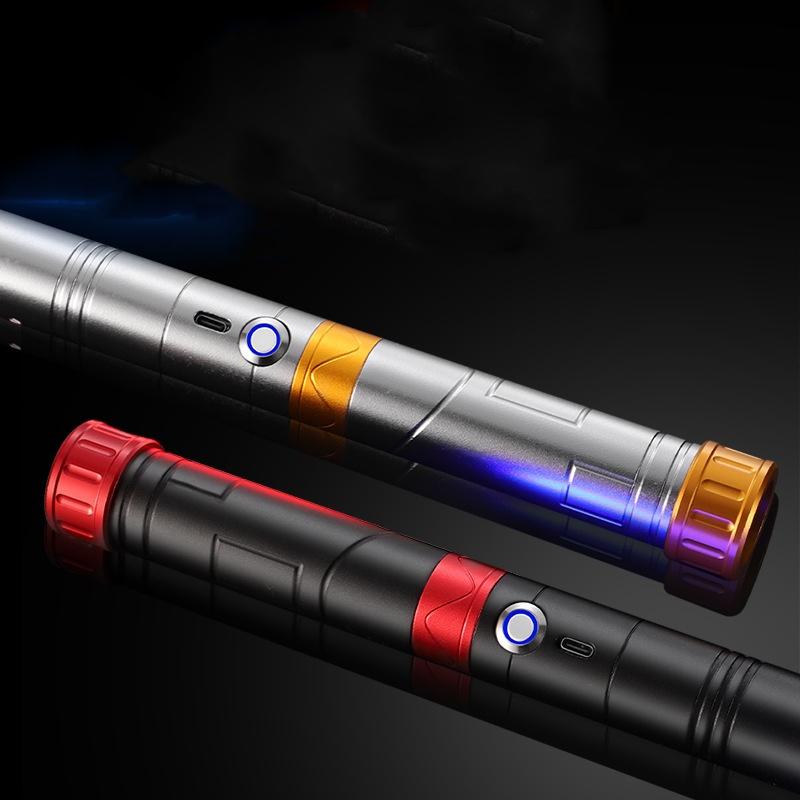 78/98cm Metal Laser Lightsaber Katana 20 Led Light Color Changing Luminous Sword Real Japanese Katana Sabre Samurai Sabre Toy