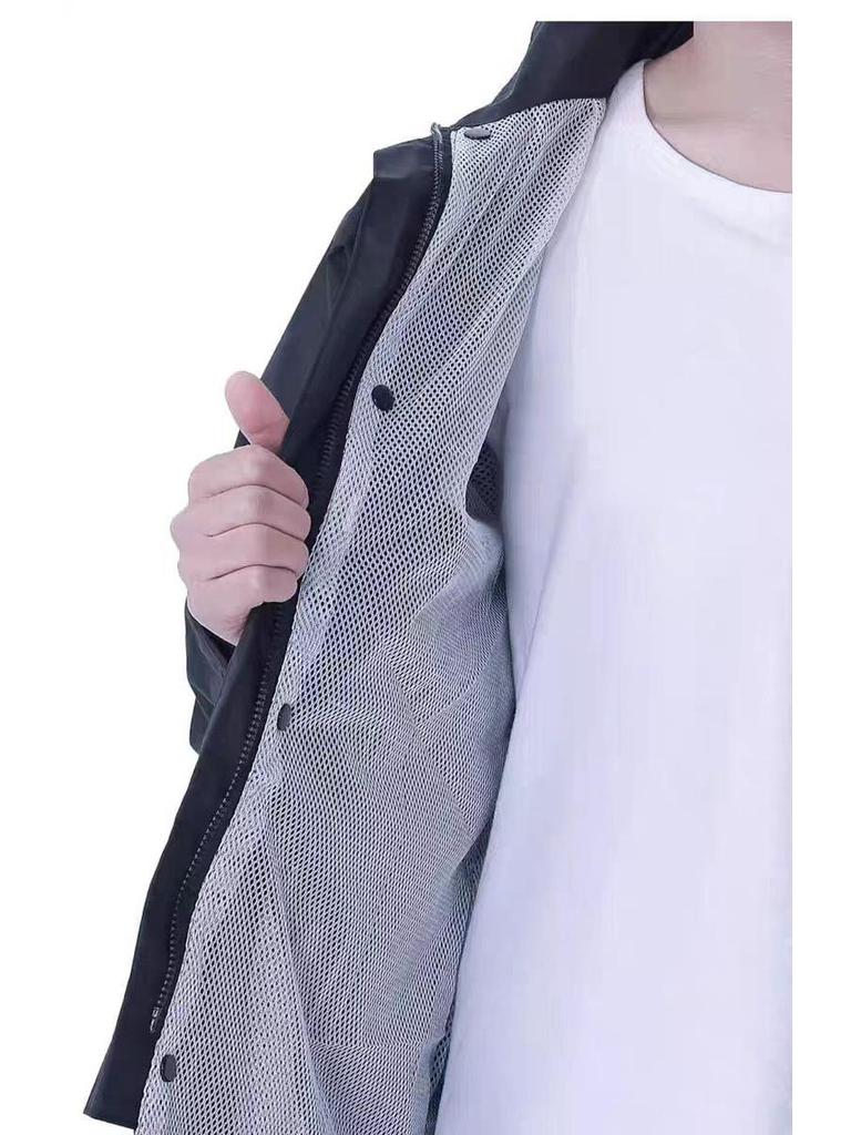 Unisex Raincoat Set: Split Design, Full Coverage, Heavy Rain Protection for Electric Motorcycle Riders