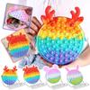 Push  Toy Pendant Bag ,Bubble  Toy Stress Relief Toys For Adult Kids