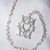 LOASI Melted Heart Frame Necklace