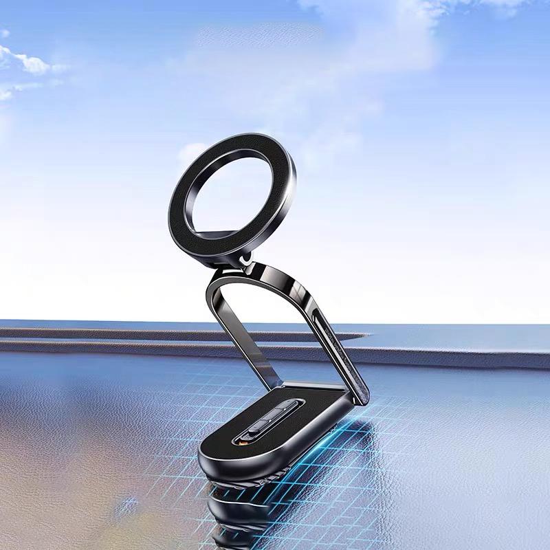 

Eary Magnetic Phone Holder With 360 Rotating Ultra Stable Base Stand Mount For Car Dashboard Universal For IPhone Samsung Series