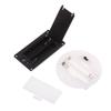 1/5Pcs 2 AAA/AA 3V Battery Case With Switch Cover Round Embedded Battery Holder Battery Storage Boxes Switch Socket Container