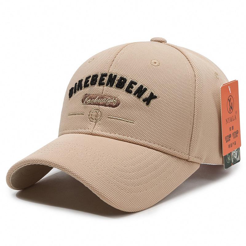 New Embroidery Ball Baseball Cap Sports Sunscreen Men's and Women's Sun Hats Breathable Versatile Casual Duck Tongue