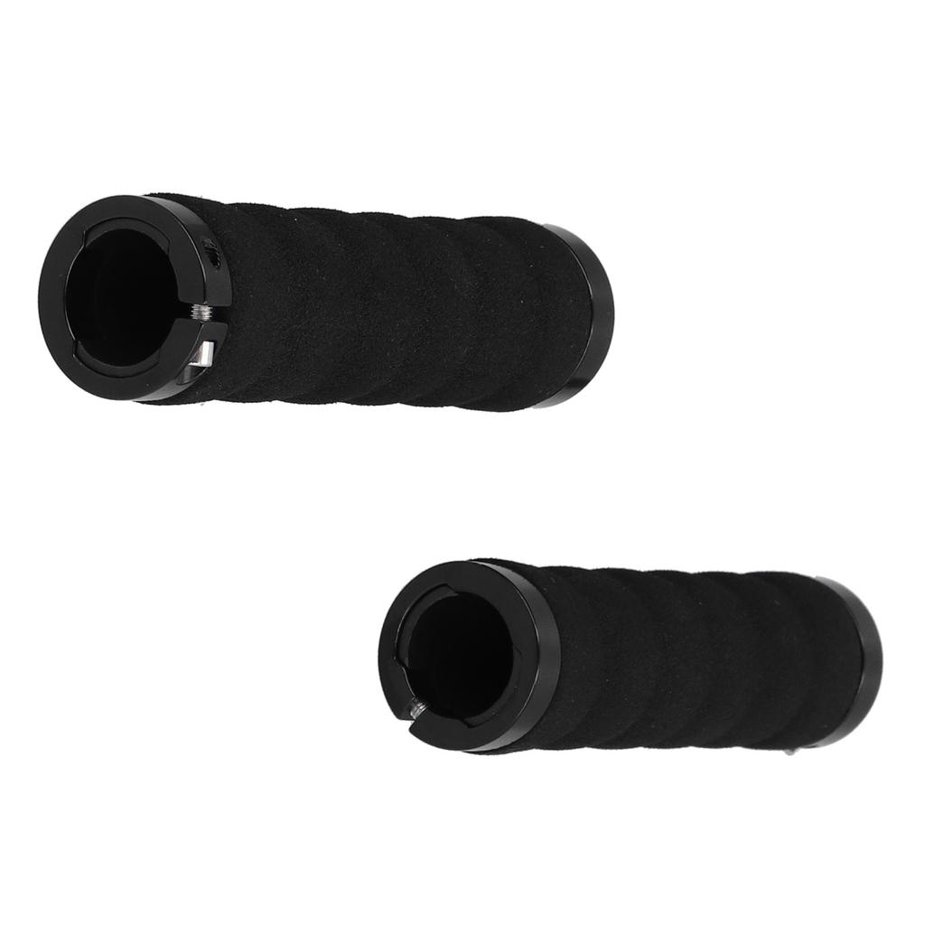 Mountain Bike Handlebar Double Locking Grips Bicycle Shock Absorbing Sponge Grips