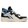 Li Ning We Wo Mid Prm Trendy Slip Resistant Durable High Top Skate Shoes Men Skate Shoes Black Blue AGCS151-2