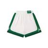 Li Ning Anti-Five Series Letter Color Block Printed Basketball Shorts Men Shorts White Green AAPS493-1