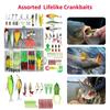 Tackle Box Soft Fishing Lures Kit Hook Set Silicone Soft Lures Hooks  Fishing Accessories