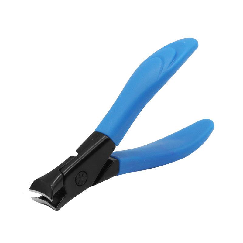 Ergonomic Nail Clippers: Wide Opening for Thick Nails, Sharp Blade, Includes Storage Cover.