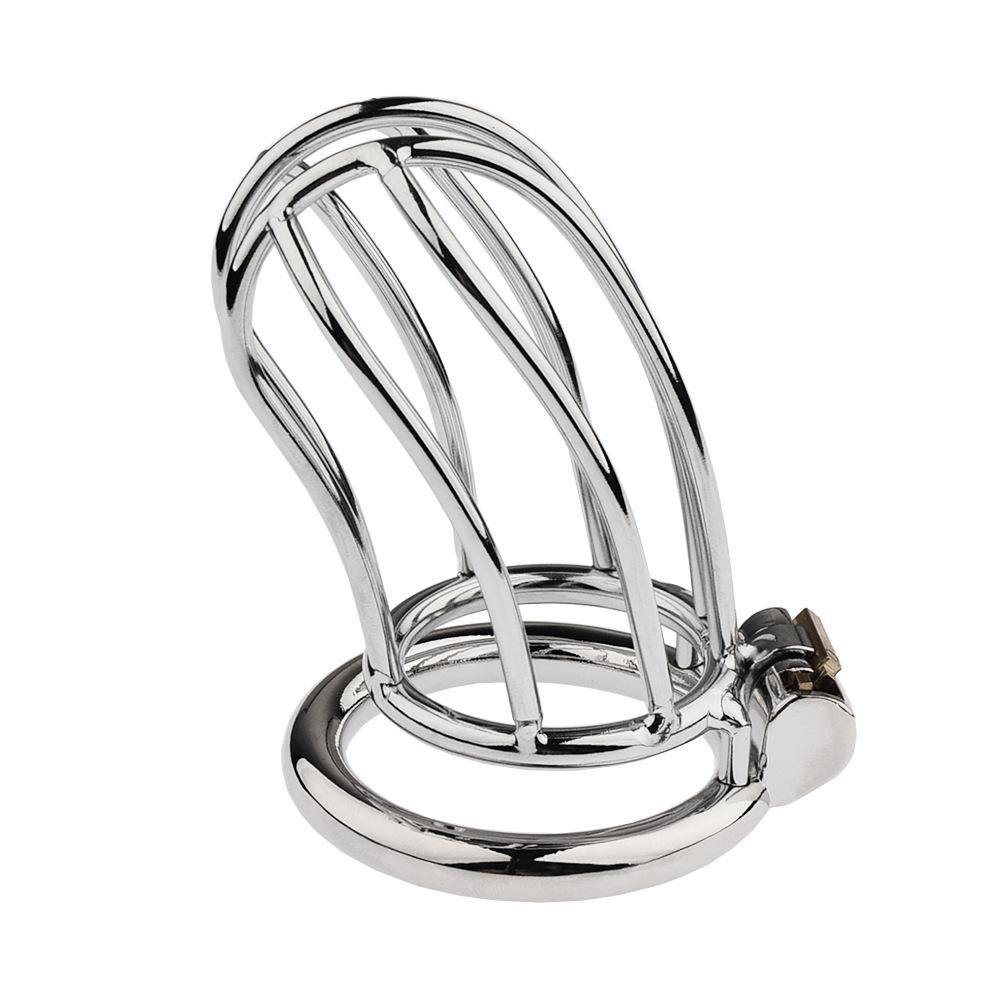 Male Chastity Device Metal Cock Cage Erotic Urethral Lock Sex Toys For Men Bondage Belt Penis Ring Adult Toy