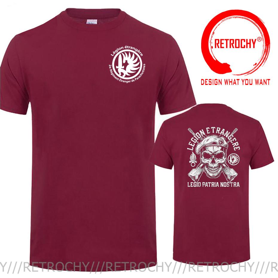 Legio Patria Nostra Legion Etrangere Skull Unisex TShirt French Foreign Legion Shirt Short Sleeve Casual Cotton ONeck Clothing