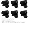 3D Printed PLA Mounting Bracket Pull-Out Trash Can Connector, Durable Garbage Bin Rack Replacement Clip for Pull Out Repair Parts, Waste Container