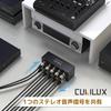 Cubilux XLR Stereo Audio Passive 1 Input to 4 Outputs XLR Balanced Audio 1 In 4 Out 4 Channel Splitter Box 4-Way Splitter, (Female) (Male) Converter,