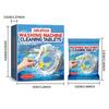 Washing Machine Effervescent Cleaning Tablets 12PCS Deep Laundry Cleaning Removes Odor for Front Load and Top Load Washers