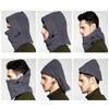 Men Women Hat Hooded Neck Warmer Hiking Scarves Outdoor Cycling Mask Ski Windproof Fleece Hood CS Mask Thickened Protective Warm