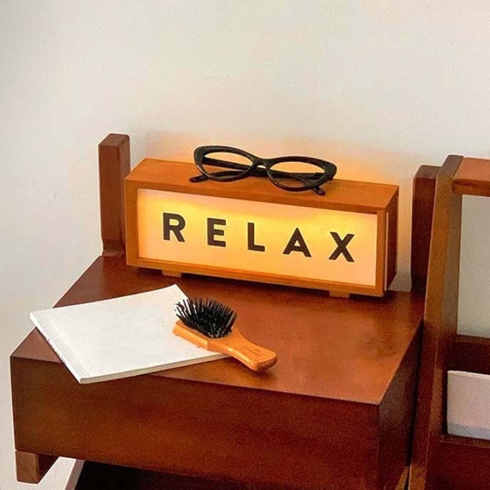 Glowing Effect Sleeping Lamp USB Desktop Ornament Lamp Toilet Wooden Acrylic Night Light  Kids Room