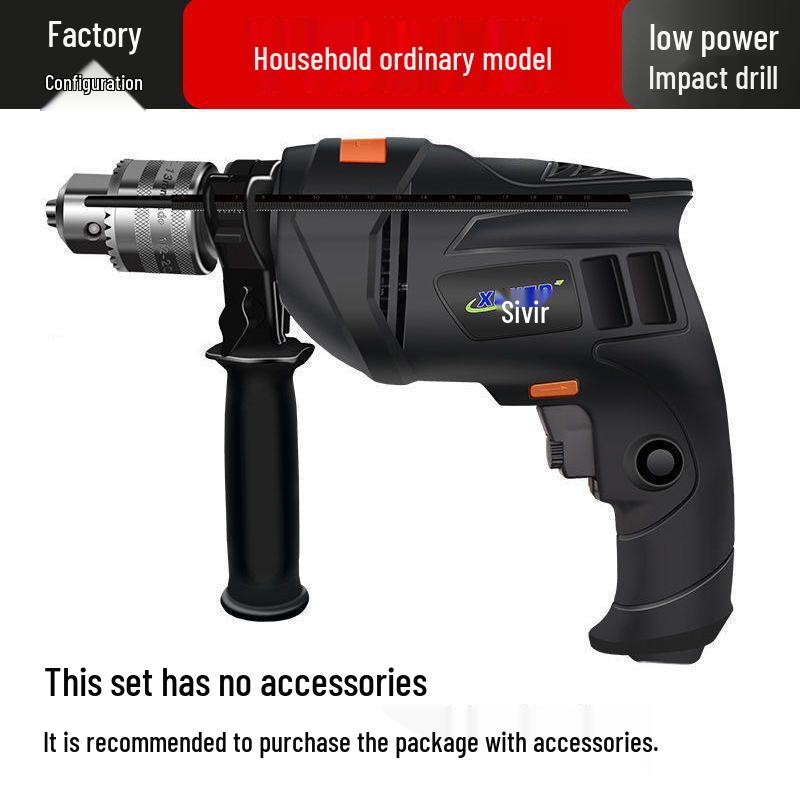 Electric Hand Drill Set with Drill Bits for Woodworking & Household Tasks
