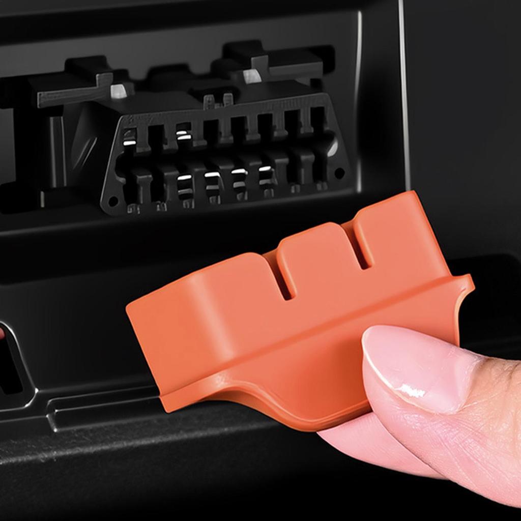 Silicone OBD Port Cover Protector OBD Protective Dust Cover Car Diagnostic Dust Caps Waterproof Shockproof Anti-Rust Accessories