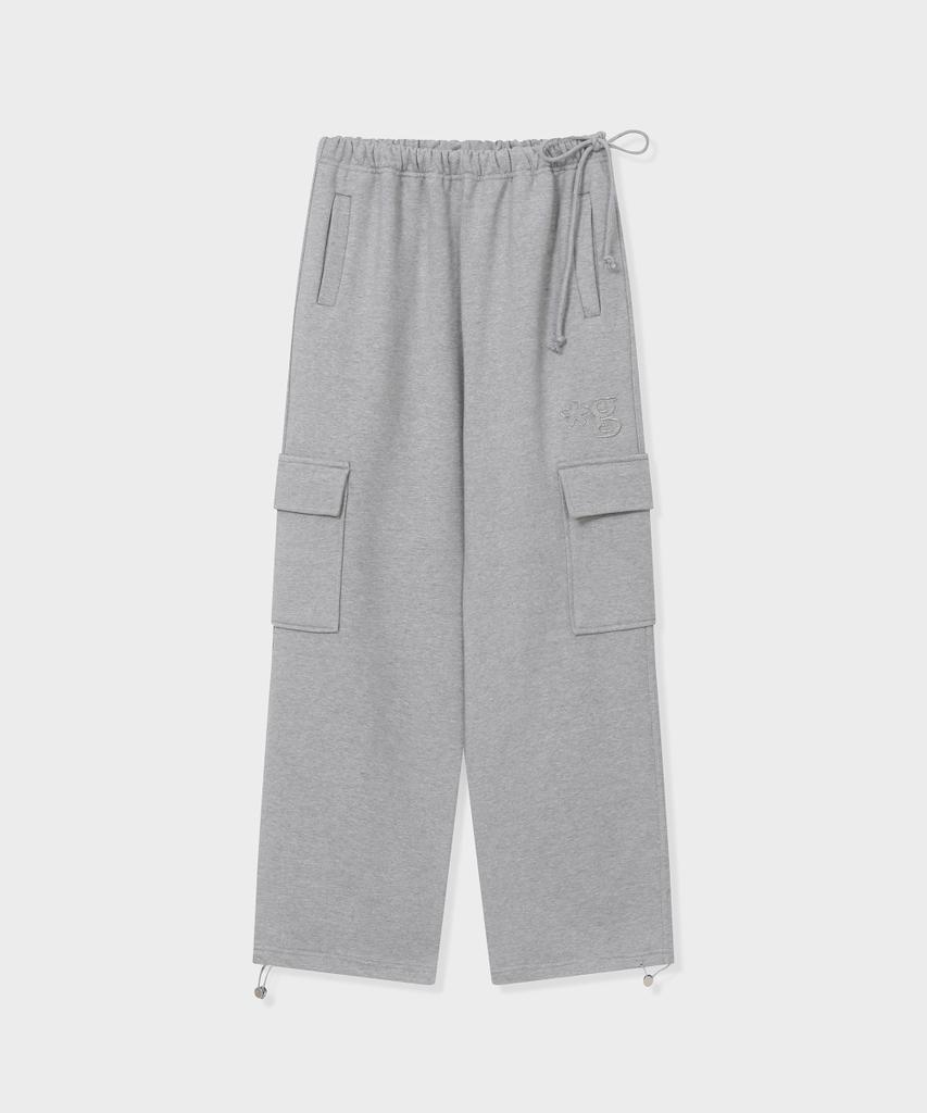 Geulleondeun Cargo Sweatpants (Melange Grey)