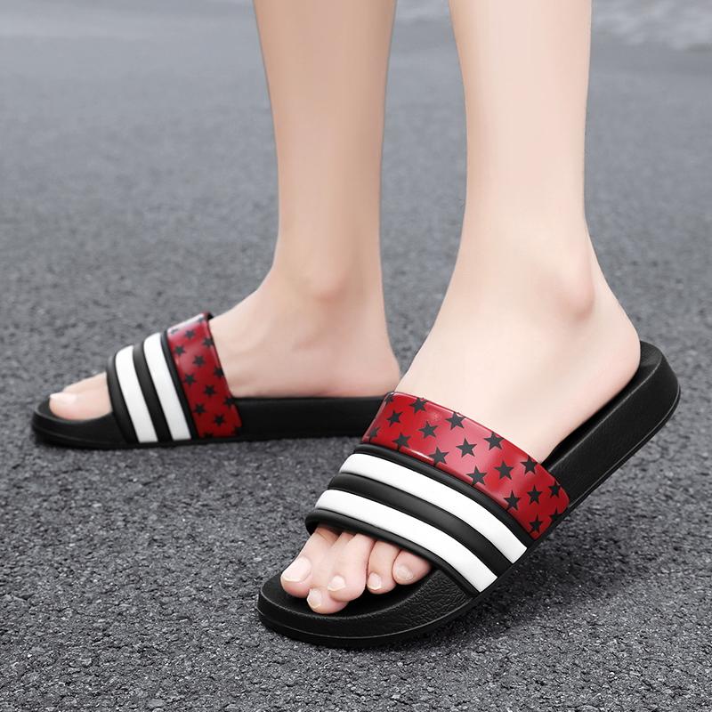 Men Indoor Home Slippers Male Soft Comfortable Bath Slipper Men's EVA Flat Thick Platform Outdoor Beach Sandals Summer